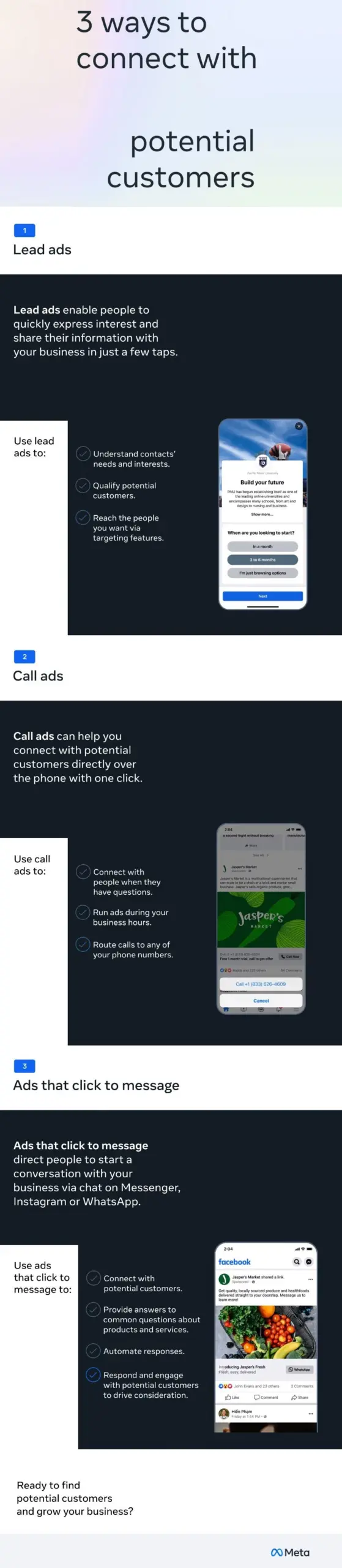 Meta Lead Gen Ads Infographic