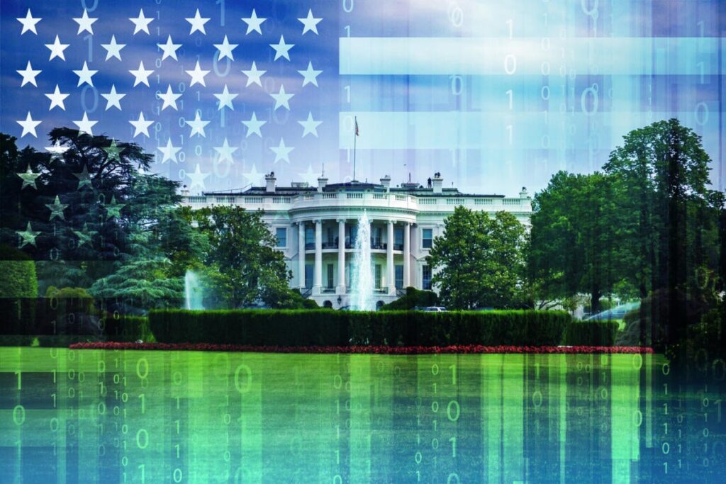 usa united states flag binary code by traffic analyzer gettyimages 646068048 united states of america washington dc the white house government offices and presidential residence by david everett strickler cc0 via unsplash 100813254 large.3x2