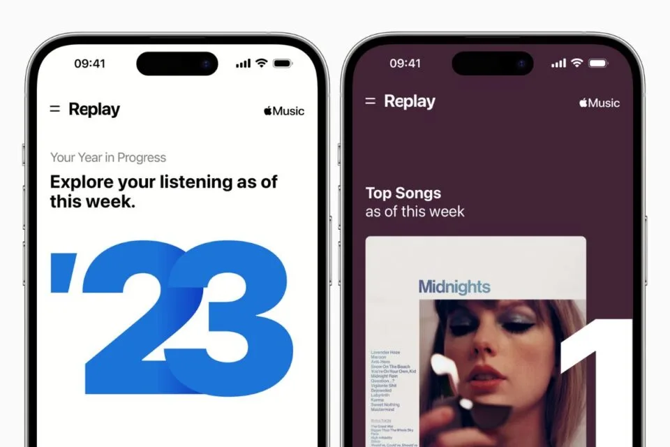 Apple Music Replay 2023 now available, showing top songs, artists, more