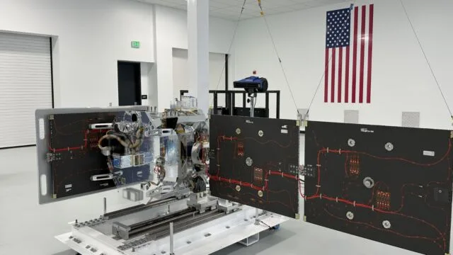 The Space Force is planning what could be the first military exercise in orbit 6 One of True Anomaly's first two Jackal "autonomous orbital vehicles," which launched in March on a SpaceX rideshare mission.