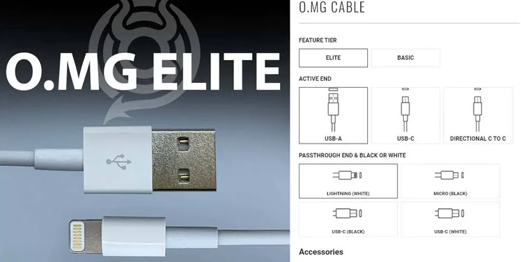 The hacker’s toolkit: 4 gadgets that could spell security trouble 6 Figure 4. O.MG cables