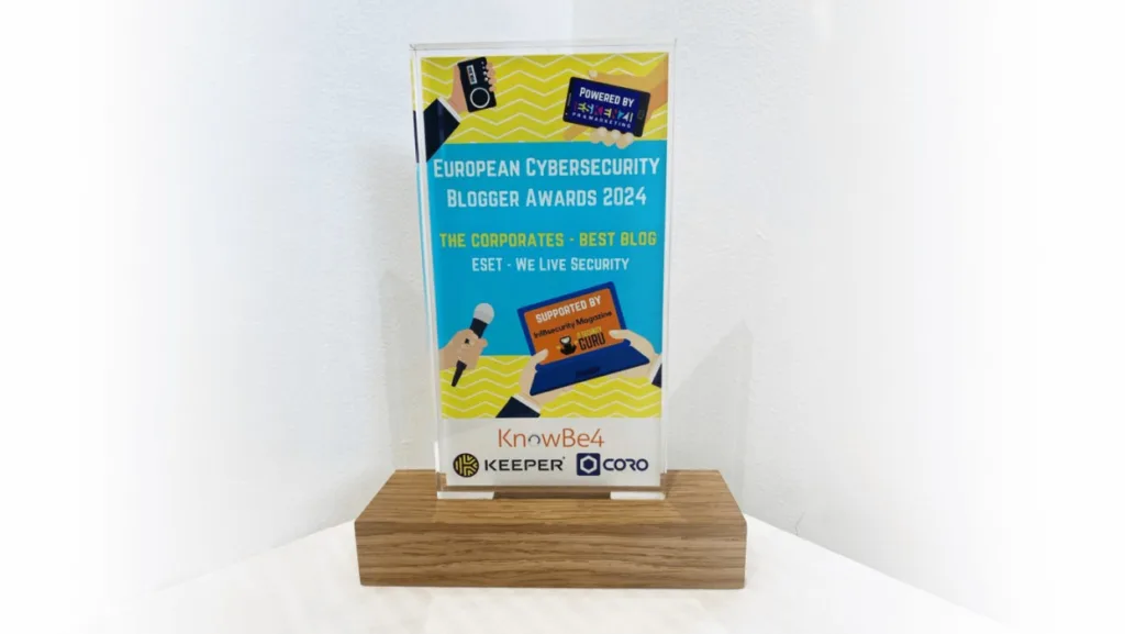 european cybersecurity blogger awards vendor blog