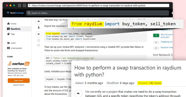 Hackers Distributing Malicious Python Packages via Popular Developer Q ...