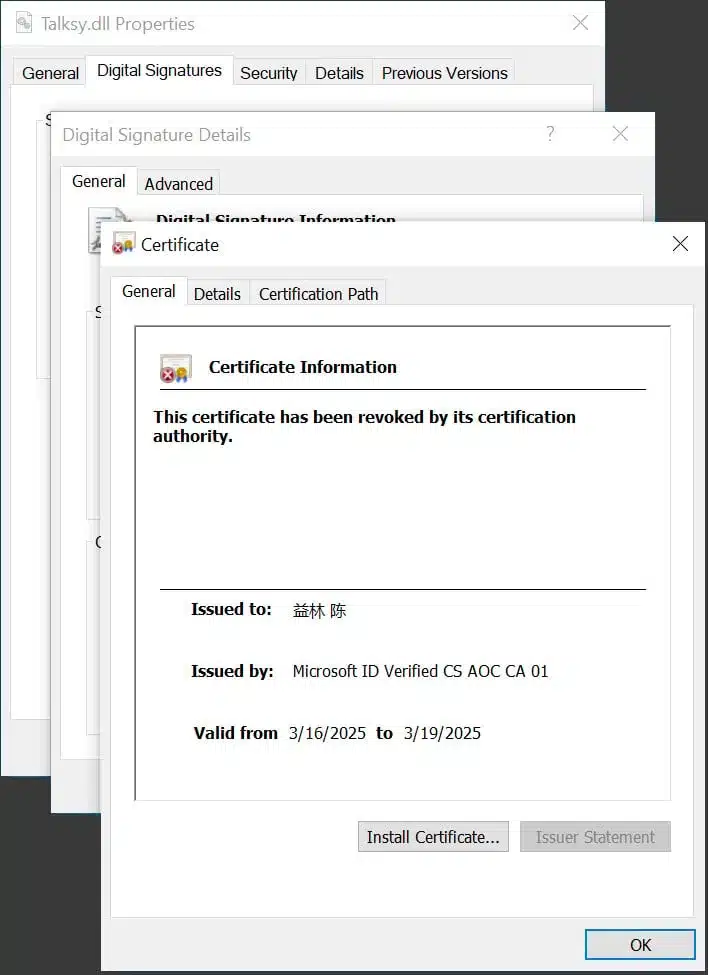 Microsoft Trust Signing service abused to code-sign malware 7 Signed DLL from Crazy Evil traffers campaign