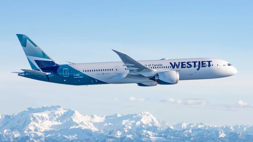 westjet plane