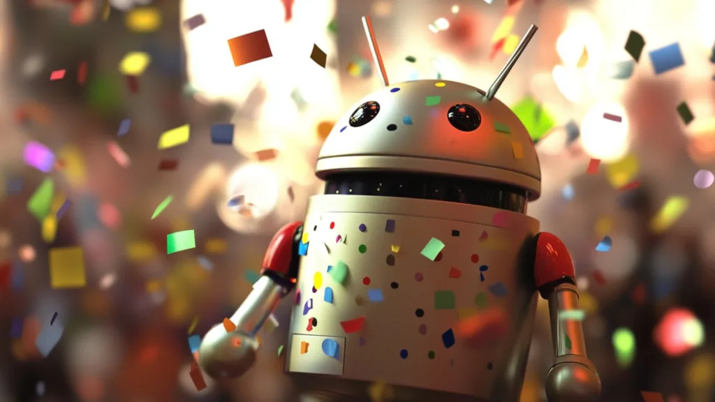 android confetti