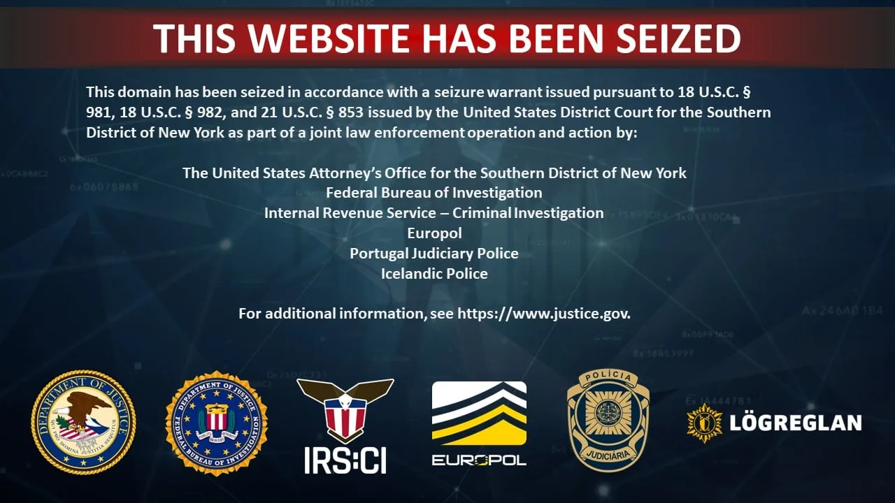 Cryptomixer founders pled guilty to laundering money for cybercriminals 6 Samourai seizure banner