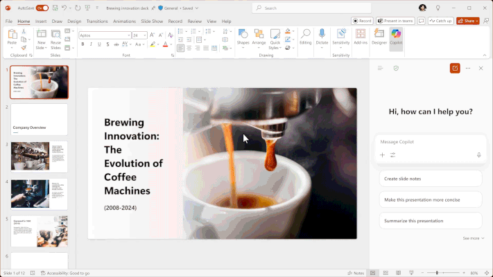Microsoft rolls out Copilot Chat to Microsoft 365 Office apps 6 Copilot Chat in PowerPoint