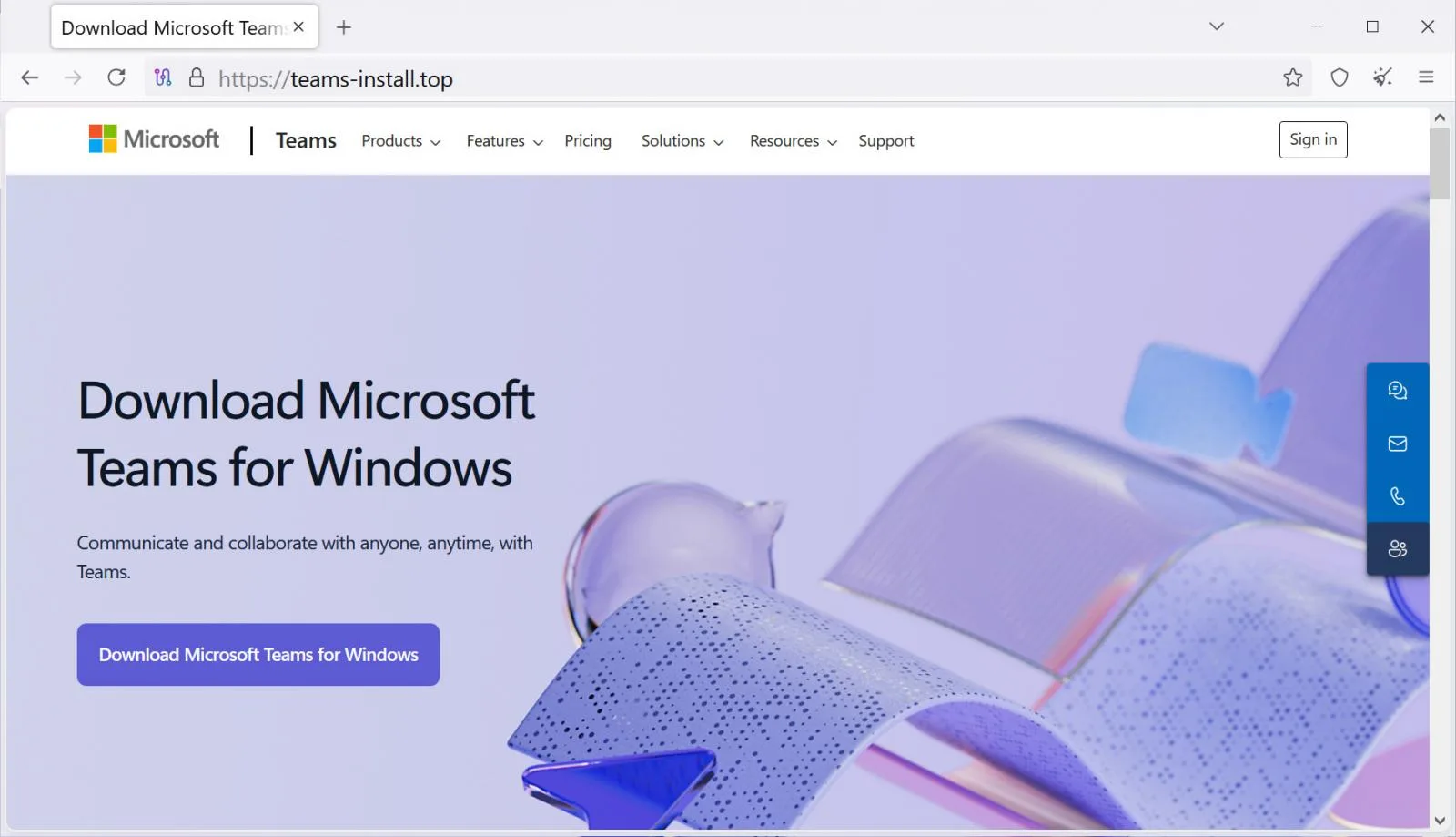 Fake Microsoft Teams installers push Oyster malware via malvertising 7 Fake Microsoft Teams site pushing Oyster malware installer