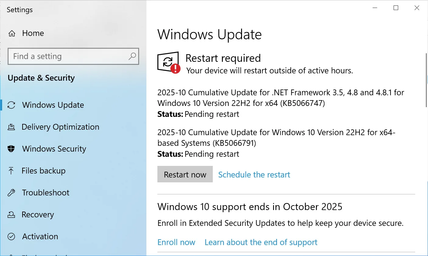 Final Windows 10 Patch Tuesday update rolls out as support ends 6 Windows 10 KB5066791 update