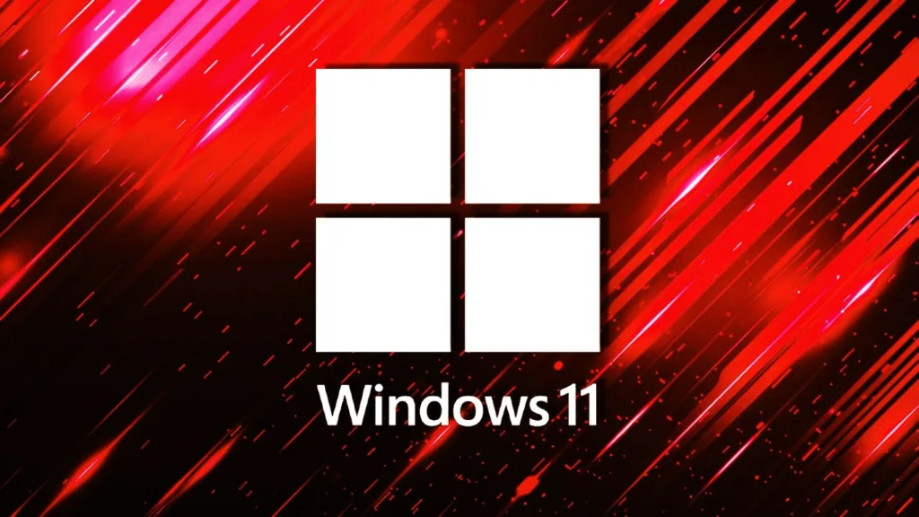 Windows 11 red