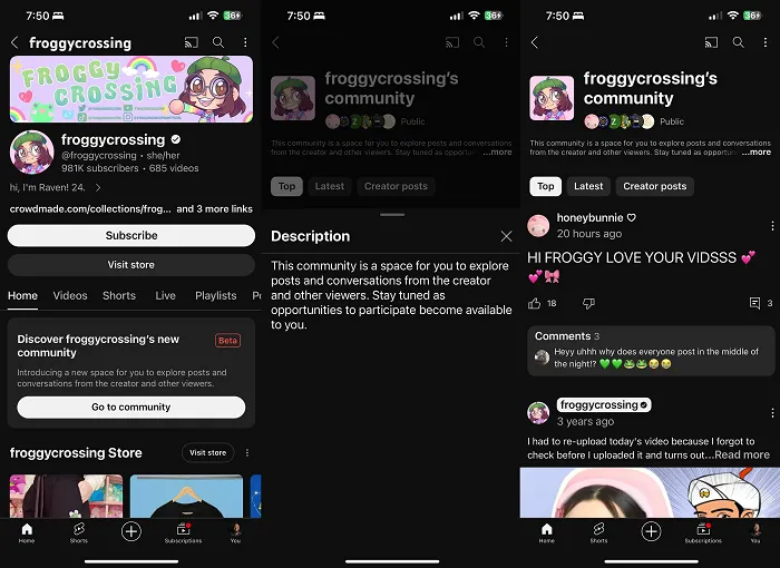 YouTube Adds AI-Powered Q&A Stickers, Shorts Viewing Time Limits 8 YouTube community spaces