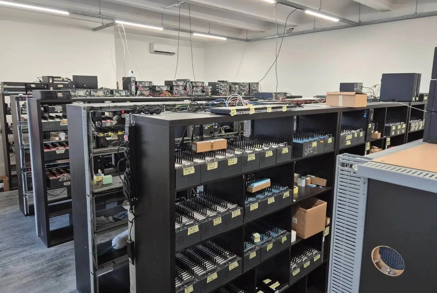 Europol dismantles SIM box operation renting numbers for cybercrime 6 SIM box farm on the raided location